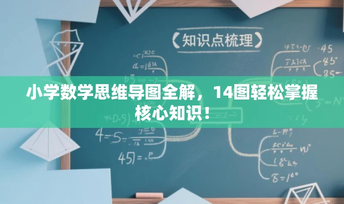 小学数学思维导图全解,14图轻松掌握核心知识! 小学数学思维导图全解,14图轻松掌握核心知识!