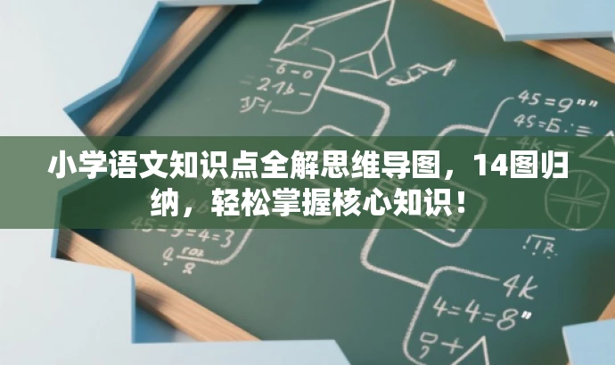 小学语文知识点全解思维导图,14图归纳,轻松掌握核心知识! 小学语文知识点全解思维导图,14图归纳,轻松掌握核心知识!