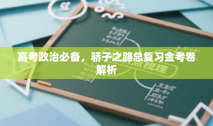 高考政治必备，骄子之路总复习金考卷解析