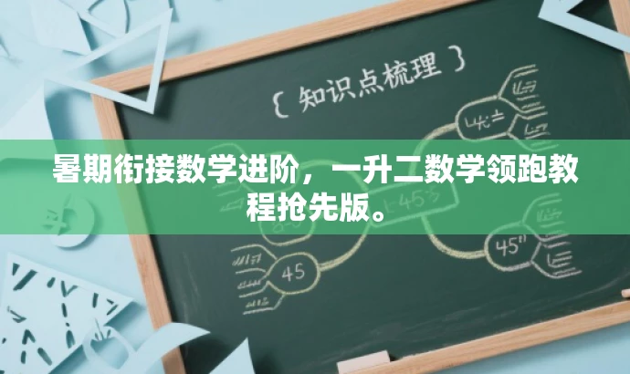 暑期衔接数学进阶,一升二数学领跑教程抢先版。 暑期衔接数学进阶,一升二数学领跑教程抢先版。
