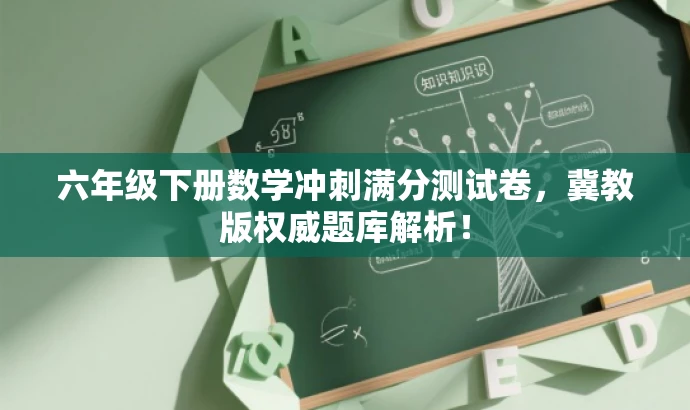 六年级下册数学冲刺满分测试卷,冀教版权威题库解析! 六年级下册数学冲刺满分测试卷,冀教版权威题库解析!