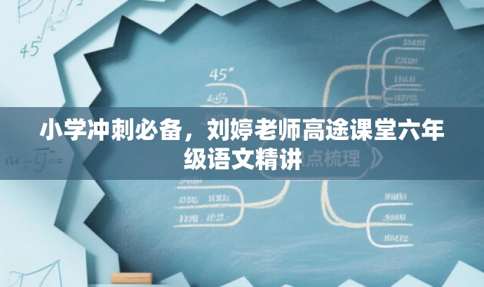 小学冲刺必备,刘婷老师高途课堂六年级语文精讲 小学冲刺必备,刘婷老师高途课堂六年级语文精讲