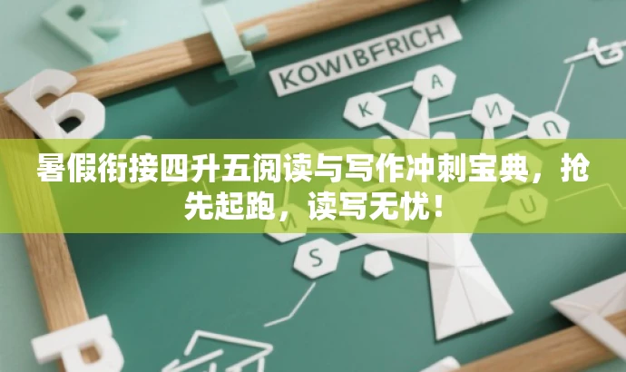 暑假衔接四升五阅读与写作冲刺宝典,抢先起跑,读写无忧! 暑假衔接四升五阅读与写作冲刺宝典,抢先起跑,读写无忧!