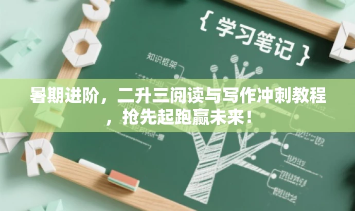 暑期进阶,二升三阅读与写作冲刺教程,抢先起跑赢未来! 暑期进阶,二升三阅读与写作冲刺教程,抢先起跑赢未来!