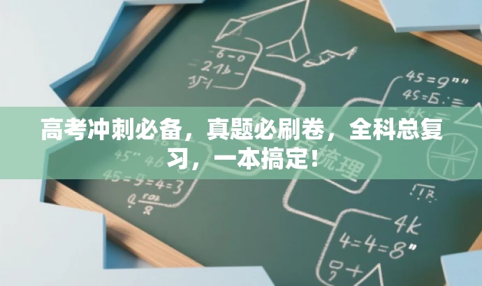 高考冲刺必备,真题必刷卷,全科总复习,一本搞定! 高考冲刺必备,真题必刷卷,全科总复习,一本搞定!