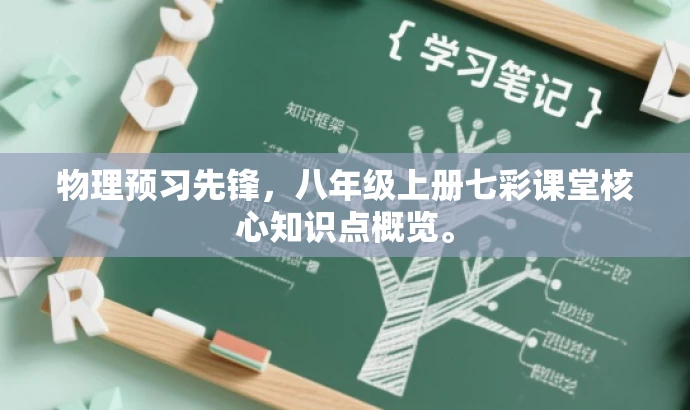 物理预习先锋,八年级上册七彩课堂核心知识点概览。 物理预习先锋,八年级上册七彩课堂核心知识点概览。