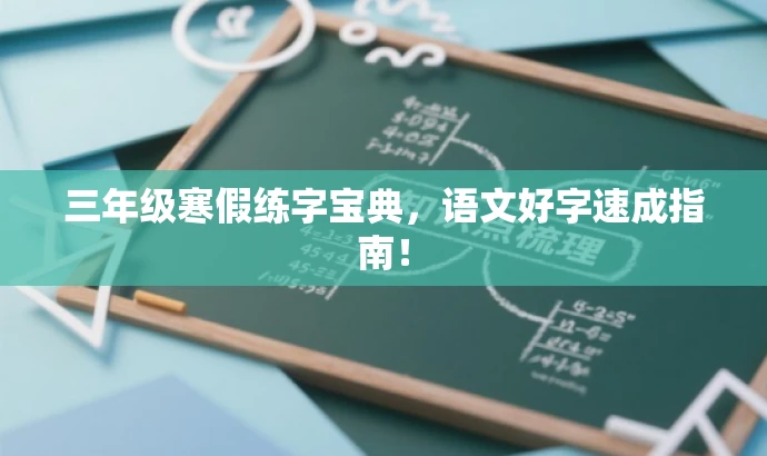 三年级寒假练字宝典,语文好字速成指南! 三年级寒假练字宝典,语文好字速成指南!