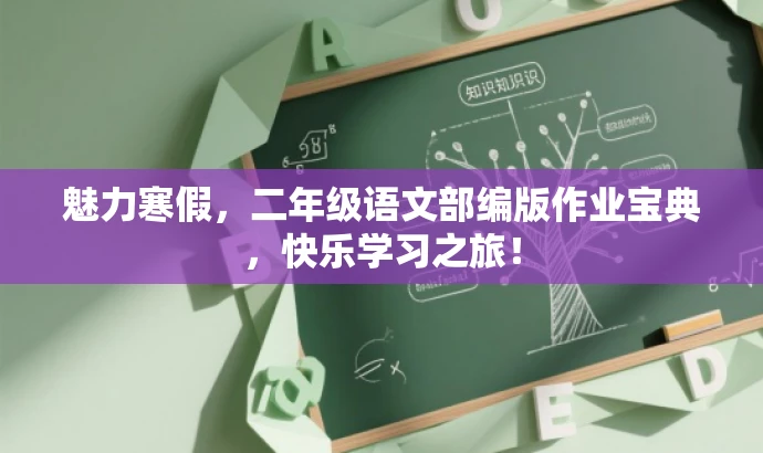 魅力寒假，二年级语文部编版作业宝典，快乐学习之旅！