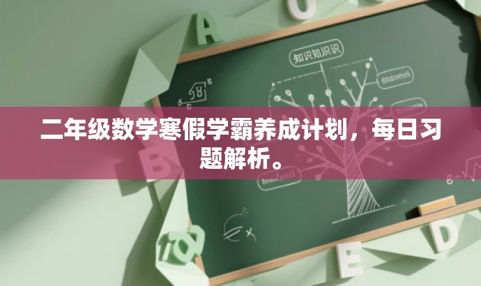 二年级数学寒假学霸养成计划,每日习题解析。 二年级数学寒假学霸养成计划,每日习题解析。