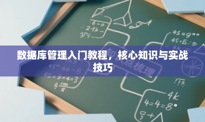 数据库管理入门教程,核心知识与实战技巧 数据库管理入门教程,核心知识与实战技巧