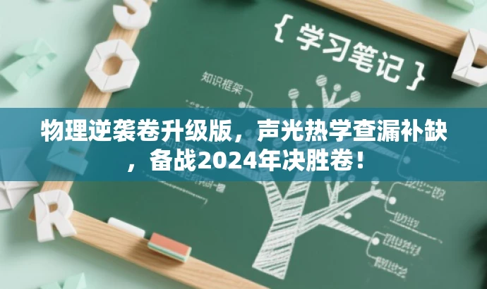 物理逆袭卷升级版,声光热学查漏补缺,备战2024年决胜卷! 物理逆袭卷升级版,声光热学查漏补缺,备战2024年决胜卷!