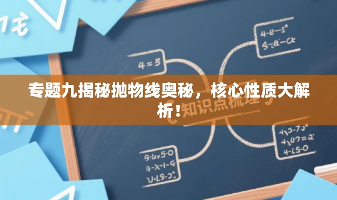 专题九揭秘抛物线奥秘,核心性质大解析! 专题九揭秘抛物线奥秘,核心性质大解析!