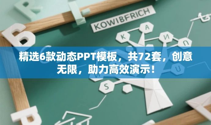 精选6款动态PPT模板,共72套,创意无限,助力高效演示! 精选6款动态PPT模板,共72套,创意无限,助力高效演示!