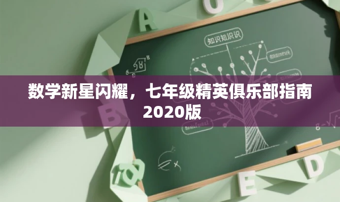 数学新星闪耀,七年级精英俱乐部指南 2020版 数学新星闪耀,七年级精英俱乐部指南 2020版