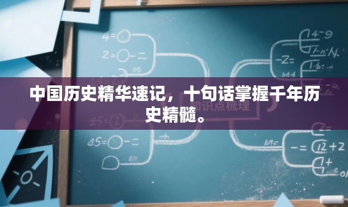 中国历史精华速记,十句话掌握千年历史精髓。 中国历史精华速记,十句话掌握千年历史精髓。
