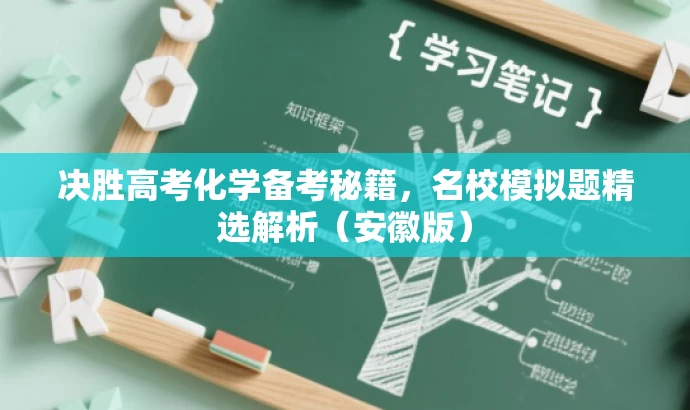 决胜高考化学备考秘籍,名校模拟题精选解析(安徽版) 决胜高考化学备考秘籍,名校模拟题精选解析(安徽版)