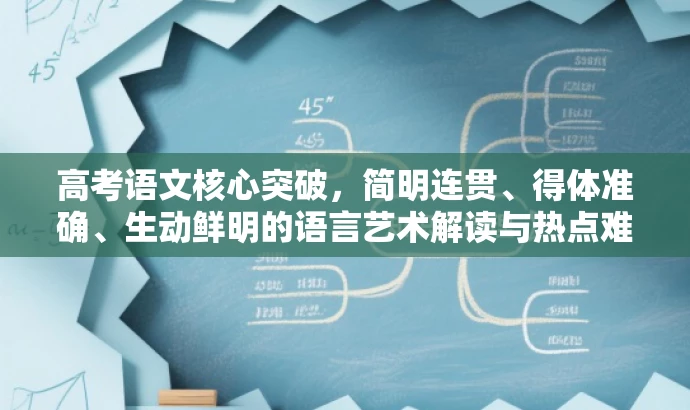 高考语文核心突破,简明连贯、得体准确、生动鲜明的语言艺术解读与热点难点攻克。 高考语文核心突破,简明连贯、得体准确、生动鲜明的语言艺术解读与热点难点攻克。