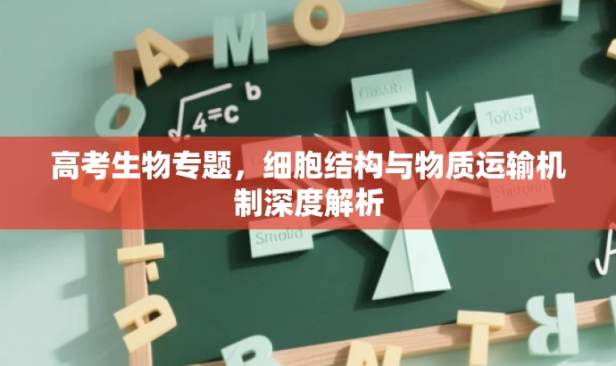 高考生物专题，细胞结构与物质运输机制深度解析