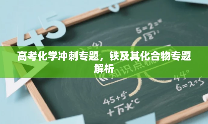 高考化学冲刺专题,铁及其化合物专题解析 高考化学冲刺专题,铁及其化合物专题解析
