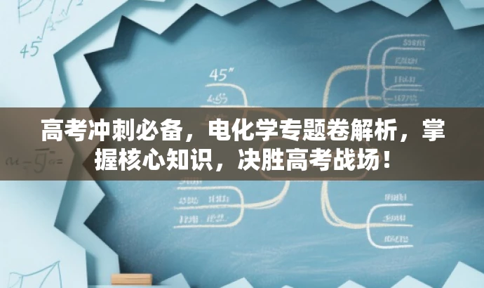 高考冲刺必备,电化学专题卷解析,掌握核心知识,决胜高考战场! 高考冲刺必备,电化学专题卷解析,掌握核心知识,决胜高考战场!
