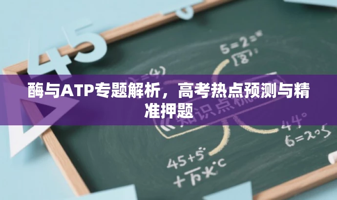 酶与ATP专题解析,高考热点预测与精准押题 酶与ATP专题解析,高考热点预测与精准押题