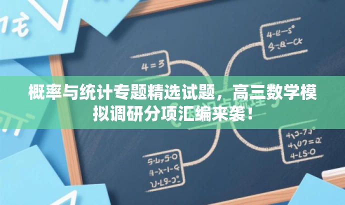 概率与统计专题精选试题,高三数学模拟调研分项汇编来袭! 概率与统计专题精选试题,高三数学模拟调研分项汇编来袭!