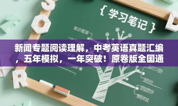 新闻专题阅读理解,中考英语真题汇编,五年模拟,一年突破!原卷版全国通用。 新闻专题阅读理解,中考英语真题汇编,五年模拟,一年突破!原卷版全国通用。