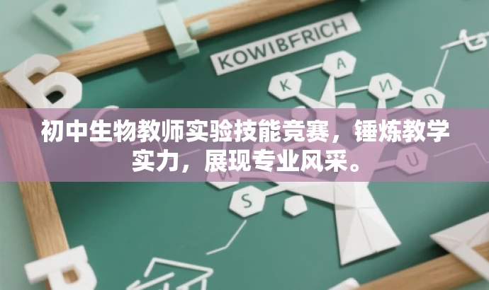 初中生物教师实验技能竞赛,锤炼教学实力,展现专业风采。 初中生物教师实验技能竞赛,锤炼教学实力,展现专业风采。