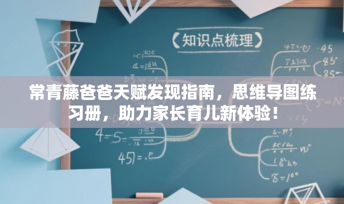 常青藤爸爸天赋发现指南,思维导图练习册,助力家长育儿新体验! 常青藤爸爸天赋发现指南,思维导图练习册,助力家长育儿新体验!