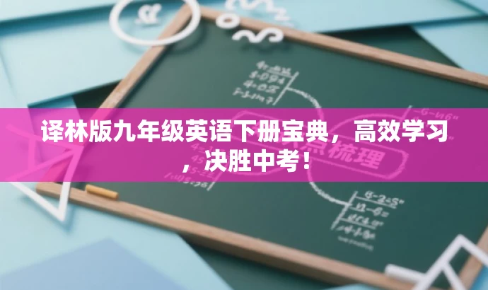 译林版九年级英语下册宝典，高效学习，决胜中考！