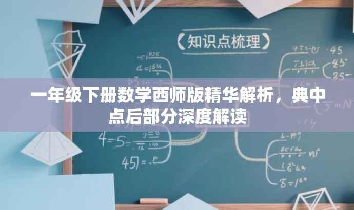 一年级下册数学西师版精华解析，典中点后部分深度解读
