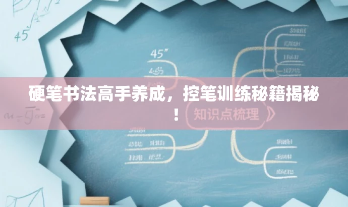 硬笔书法高手养成,控笔训练秘籍揭秘! 硬笔书法高手养成,控笔训练秘籍揭秘!