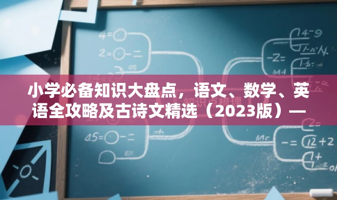 小学必备知识大盘点,语文、数学、英语全攻略及古诗文精选(2023版)——知识无水印,轻松掌握! 小学必备知识大盘点,语文、数学、英语全攻略及古诗文精选(2023版)——知识无水印,轻松掌握!