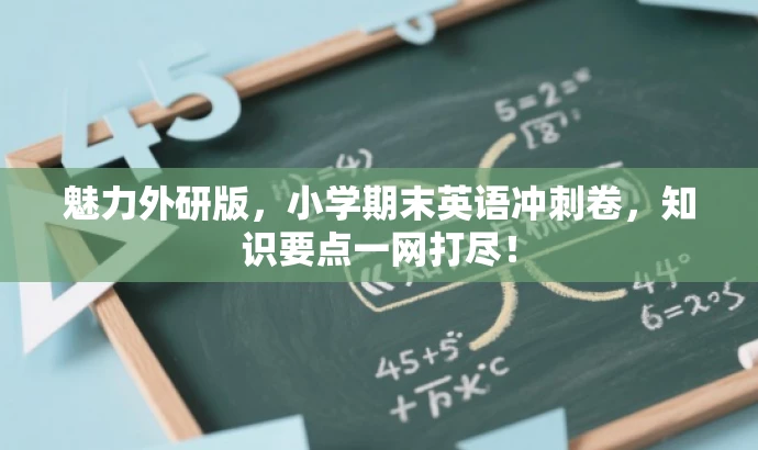 魅力外研版,小学期末英语冲刺卷,知识要点一网打尽! 魅力外研版,小学期末英语冲刺卷,知识要点一网打尽!