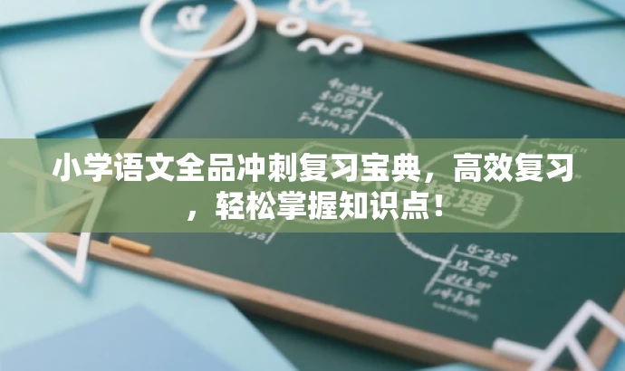 小学语文全品冲刺复习宝典,高效复习,轻松掌握知识点! 小学语文全品冲刺复习宝典,高效复习,轻松掌握知识点!