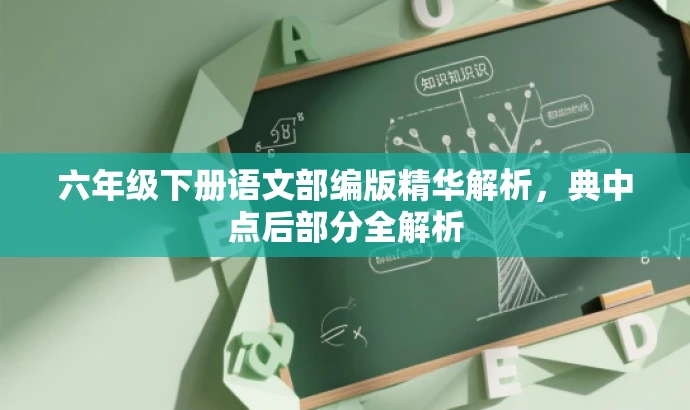 六年级下册语文部编版精华解析，典中点后部分全解析