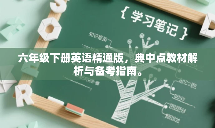 六年级下册英语精通版，典中点教材解析与备考指南。