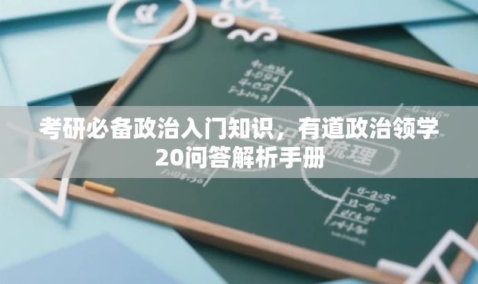 考研必备政治入门知识,有道政治领学20问答解析手册 考研必备政治入门知识,有道政治领学20问答解析手册
