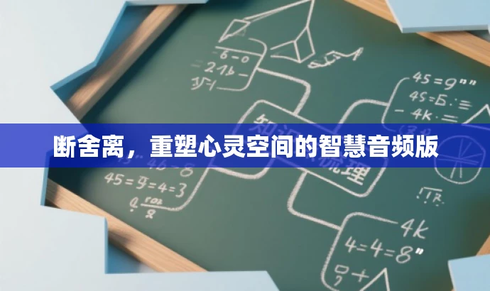 断舍离,重塑心灵空间的智慧音频版 断舍离,重塑心灵空间的智慧音频版