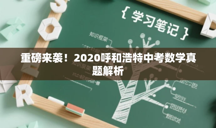 重磅来袭!2020呼和浩特中考数学真题解析 重磅来袭!2020呼和浩特中考数学真题解析