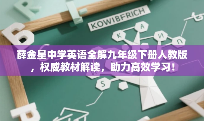 薛金星中学英语全解九年级下册人教版,权威教材解读,助力高效学习! 薛金星中学英语全解九年级下册人教版,权威教材解读,助力高效学习!
