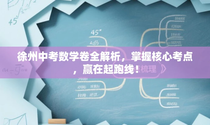 徐州中考数学卷全解析,掌握核心考点,赢在起跑线! 徐州中考数学卷全解析,掌握核心考点,赢在起跑线!