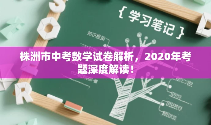 株洲市中考数学试卷解析,2020年考题深度解读! 株洲市中考数学试卷解析,2020年考题深度解读!