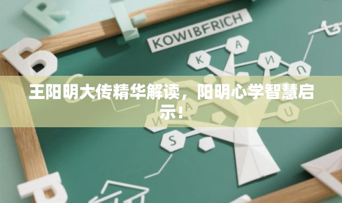 王阳明大传精华解读,阳明心学智慧启示! 王阳明大传精华解读,阳明心学智慧启示!