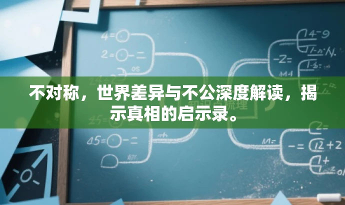 不对称,世界差异与不公深度解读,揭示真相的启示录。 不对称,世界差异与不公深度解读,揭示真相的启示录。