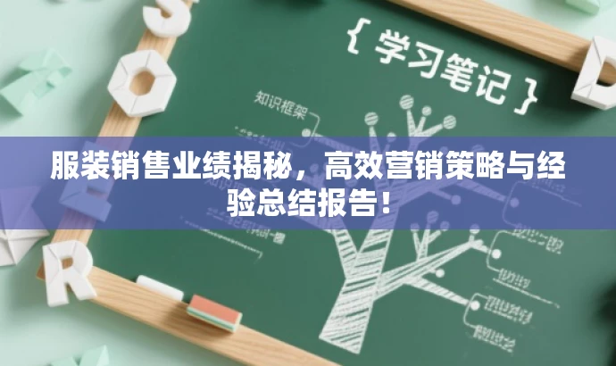 服装销售业绩揭秘，高效营销策略与经验总结报告！