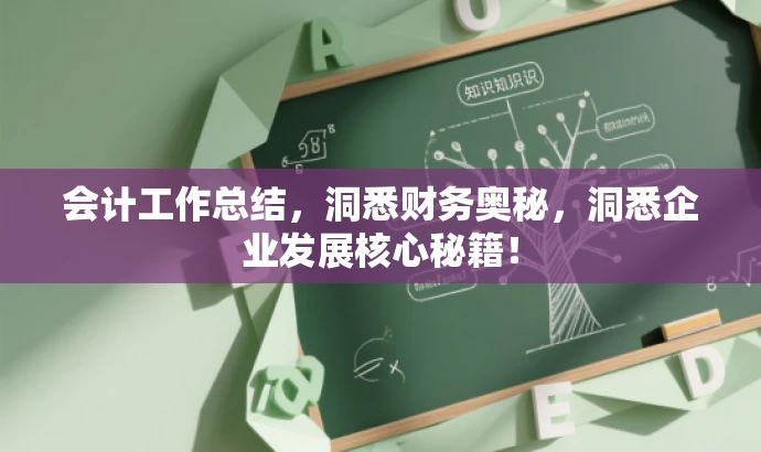会计工作总结,洞悉财务奥秘,洞悉企业发展核心秘籍! 会计工作总结,洞悉财务奥秘,洞悉企业发展核心秘籍!