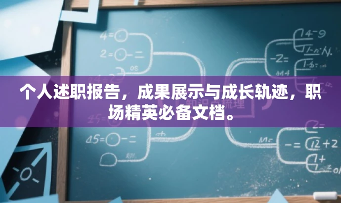 个人述职报告,成果展示与成长轨迹,职场精英必备文档。 个人述职报告,成果展示与成长轨迹,职场精英必备文档。