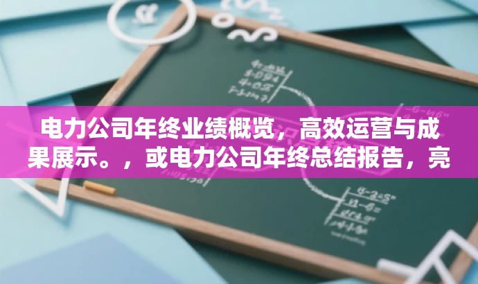 电力公司年终业绩概览，高效运营与成果展示。，或电力公司年终总结报告，亮点与创新成果回顾。