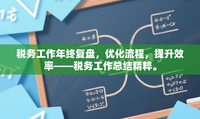 税务工作年终复盘,优化流程,提升效率——税务工作总结精粹。 税务工作年终复盘,优化流程,提升效率——税务工作总结精粹。